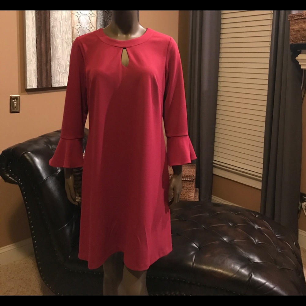 Hot Pink Swing Dress